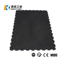 Black Interlocking Stable Rubber Mats to Protect Horses Cows